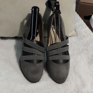 Comfort Elegant Gray Women's Heels